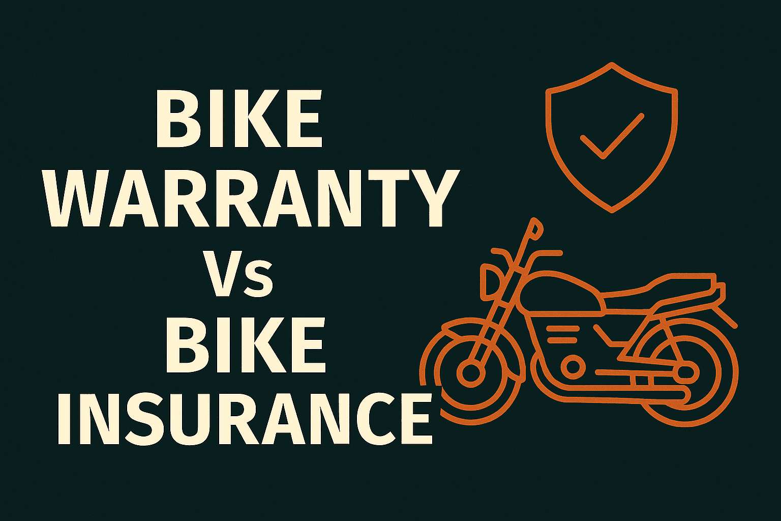 Bike Warranty vs Bike Insurance: Key Differences