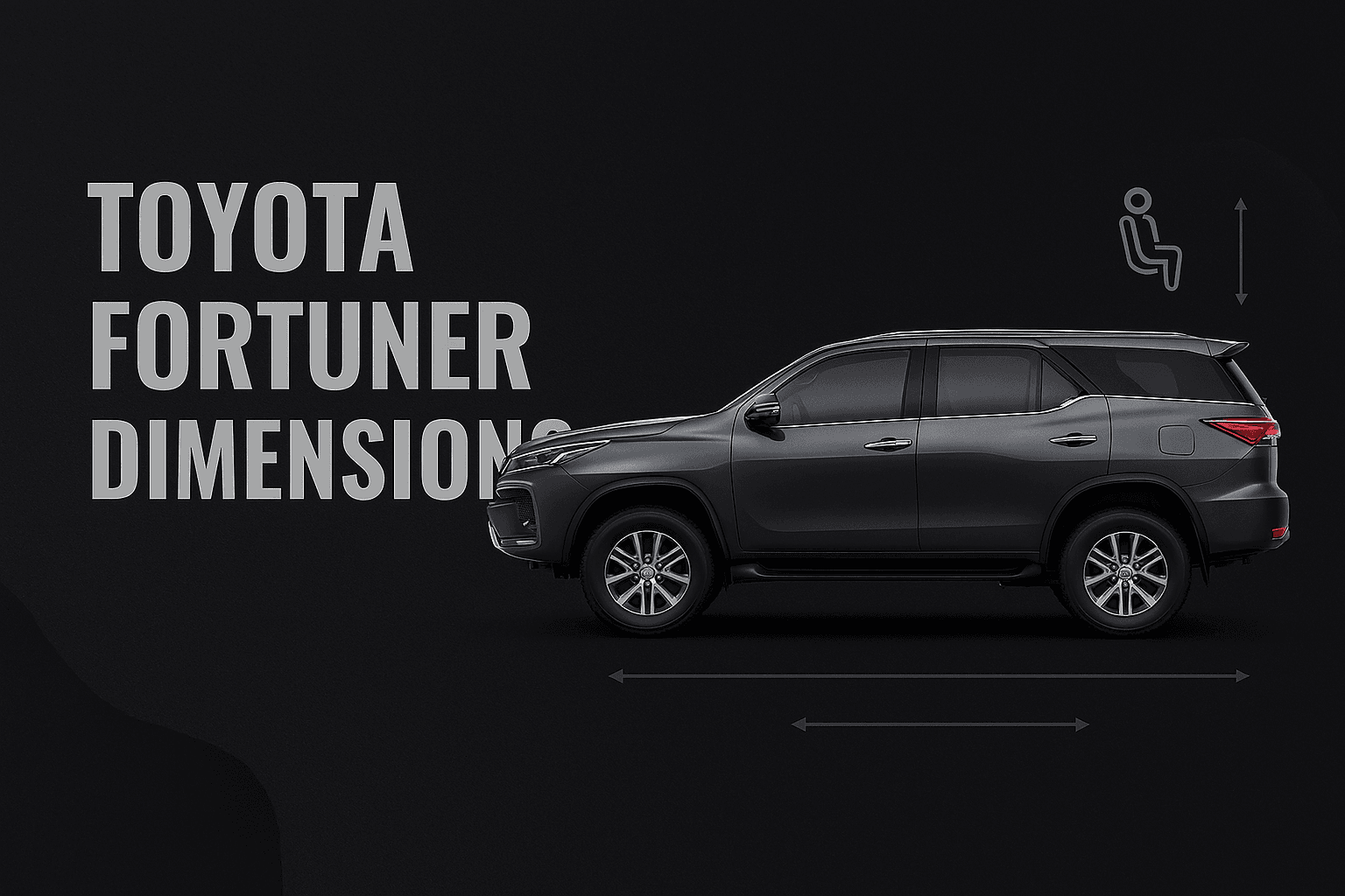 Toyota Fortuner Dimensions: Length, Width, Height & Ground Clearance